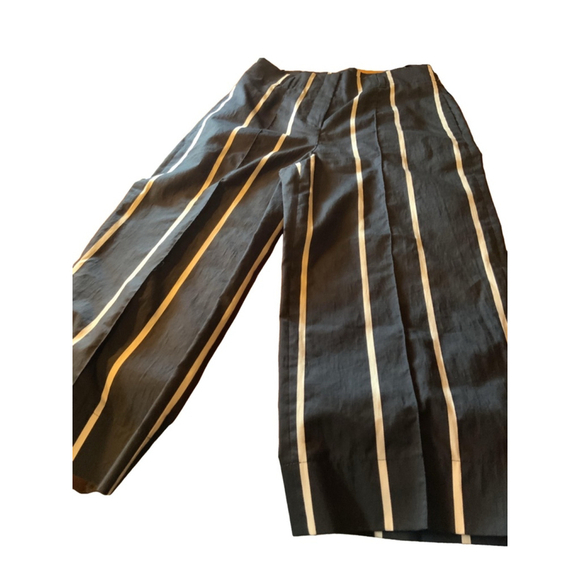 Luisa Cerano Cropped Pants Size 6 Black and White - Picture 5 of 10